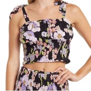 AFRM Revolve sleeveless blouse Floral Size Medium